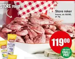Spar Store reker, NOK 119 tilbud