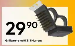 Gigaboks Grillbørste multi 3 i 1 Mustang, NOK 29.9 tilbud