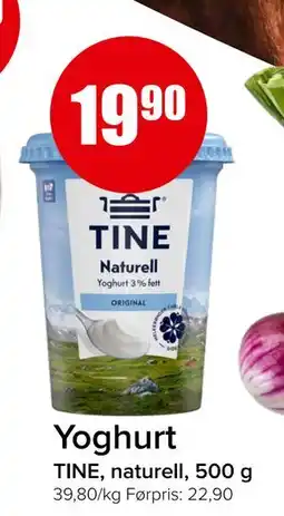 Spar Yoghurt, NOK 19.9 tilbud