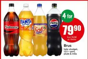 Spar Brus, NOK 79.9 tilbud