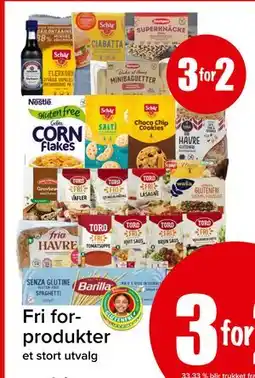 Spar Fri forprodukter tilbud