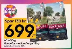 Gigaboks Hundefor medium/large 15 kg, NOK 699 tilbud