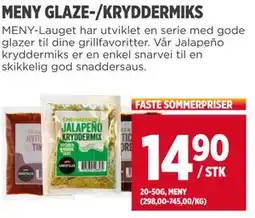 Meny MENY GLAZE-/KRYDDERMIKS, NOK 14.9 tilbud