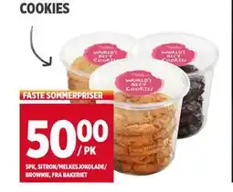 Meny COOKIES, NOK 50 tilbud