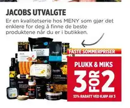 Meny JACOBS UTVALGTE tilbud