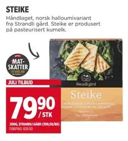 Meny STEIKE, NOK 79.9 tilbud