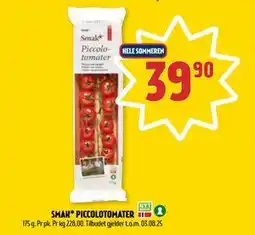 Coop Prix SMAK* PICCOLOTOMATER, NOK 39.9 tilbud