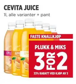 Meny CEVITA JUICE tilbud