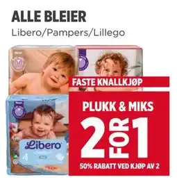 Meny ALLE BLEIER tilbud