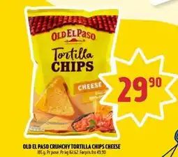 Coop Prix OLD EL PASO CRUNCHY TORTILLA CHIPS CHEESE, NOK 29.9 tilbud