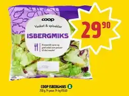 Coop Prix COOP ISBERGMIKS, NOK 29.9 tilbud