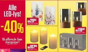 Europris Alle LED-lys! tilbud
