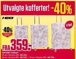 Europris KOFFERT HAWAII tilbud