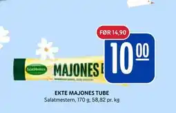 Rema 1000 EKTE MAJONES TUBE, NOK 10 tilbud