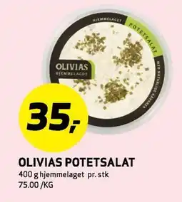 Bunnpris OLIVIAS POTETSALAT, NOK 35 tilbud