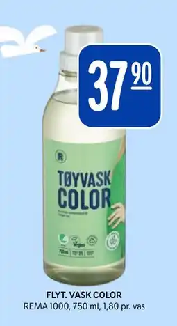 Rema 1000 FLYT. VASK COLOR, NOK 37.9 tilbud