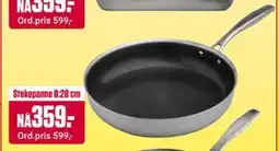 Europris Stekepanne Ø:28 cm, NOK 359 tilbud