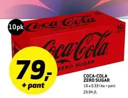Bunnpris COCA-COLA ZEROSUGAR, NOK 79 tilbud
