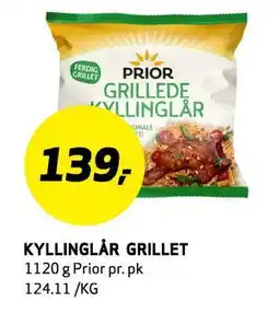 Bunnpris KYLLINGLÅR GRILLET, NOK 139 tilbud