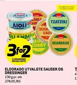 Bunnpris ELDORADO UTVALGTE SAUSER OG DRESSINGER tilbud