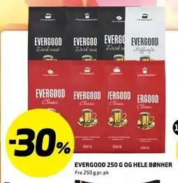 Bunnpris EVERGOOD 250 G OGHELEBØNNER tilbud
