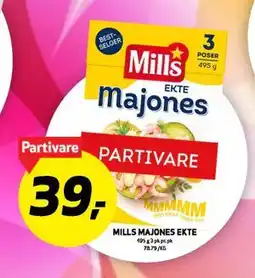 Bunnpris Mills Majones Ekte, NOK 39 tilbud