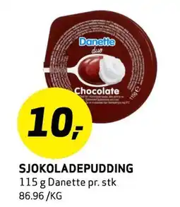Bunnpris SJOKOLADEPUDDING, NOK 10 tilbud