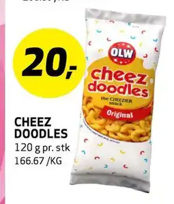 Bunnpris CHEEZ DOODLES, NOK 20 tilbud