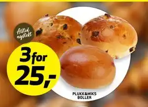 Bunnpris PLUKK&MIKS BOLLER, NOK 25 tilbud