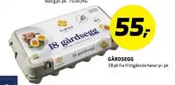 Bunnpris GÅRDSEGG, NOK 55 tilbud