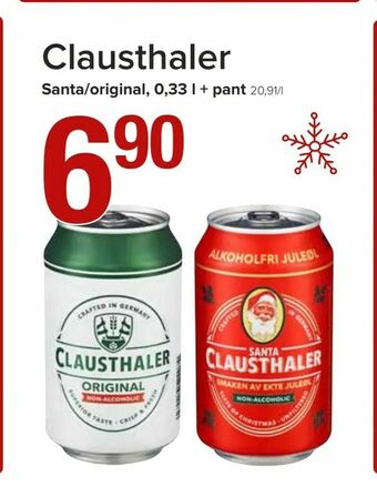 Spar Clausthaler tilbud