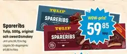 Eurocash Spareribs, SEK 59.85 tilbud