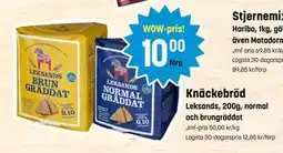 Eurocash Knäckebröd, SEK 10 tilbud