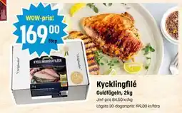 Eurocash Kycklingfilé, SEK 169 tilbud