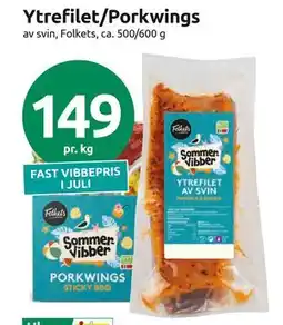 Joker Ytrefilet/Porkwings, NOK 149 tilbud
