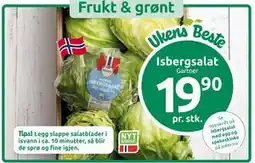Joker Isbergsalat, NOK 19.9 tilbud