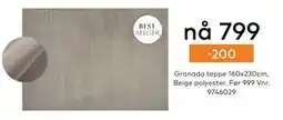 Skeidar Granada teppe, NOK 799 tilbud