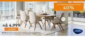 Skeidar ALLE STRESSLESS BASIL OG MINT tilbud