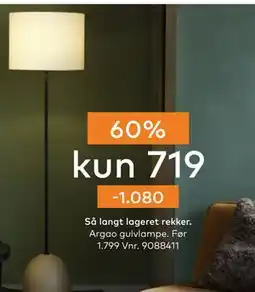 Skeidar Argao gulvlampe, NOK 719 tilbud