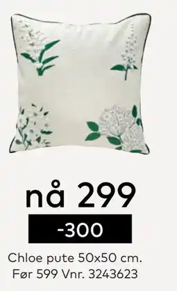 Skeidar Chloe pute, NOK 299 tilbud