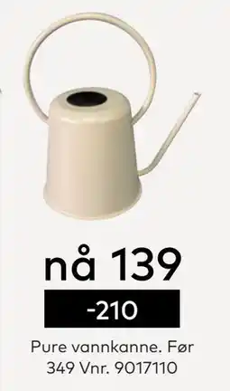 Skeidar Pure vannkanne, NOK 139 tilbud
