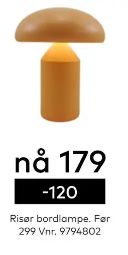 Skeidar Risør bordlampe, NOK 179 tilbud