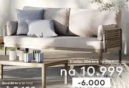 Skeidar Sailon hagemøbler, NOK 10999 tilbud