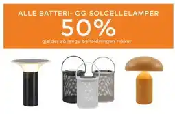 Skeidar ALLE BATTERI- OG SOLCELLELAMPER tilbud