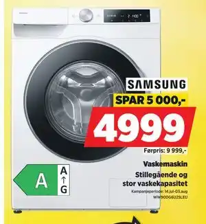 POWER Vaskemaskin, NOK 4999 tilbud