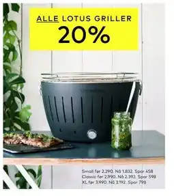Skeidar ALLE LOTUS GRILLER tilbud