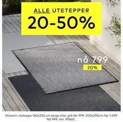 Skeidar Stavern uteteppe tilbud