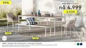 Skeidar Alba spisestol, NOK 1499 tilbud