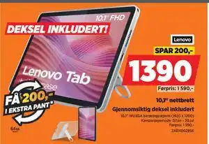 POWER 10,1 nettbrett, NOK 1390 tilbud