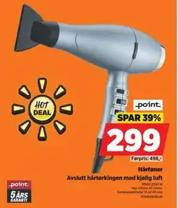 POWER Hårføner, NOK 299 tilbud